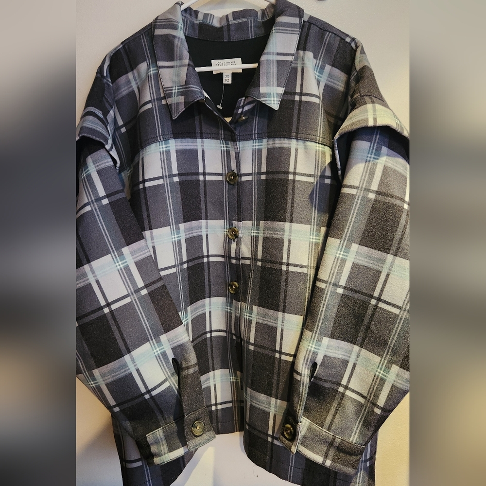 Candace Cameron Bure Women's 2X Shacket